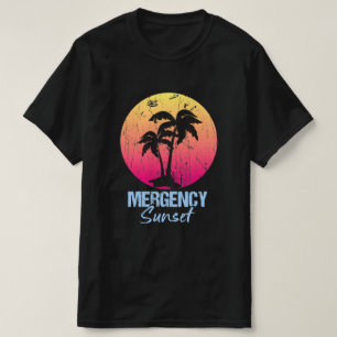 Camiseta Uso de Vintage Malibu Sunset