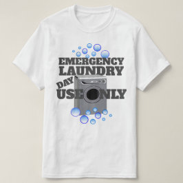 Camiseta Uso divertido del día del lavadero de la