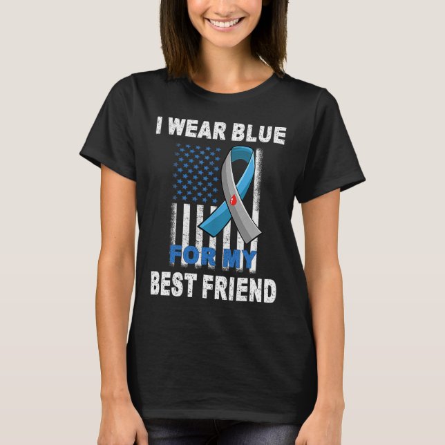Camiseta Uso El Azul Para Concienciar A Mi Mejor Amigo Sobr (Anverso)