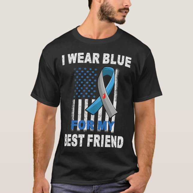 Camiseta Uso El Azul Para Concienciar A Mi Mejor Amigo Sobr (Anverso)