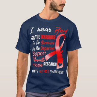 Camiseta Uso El Rojo Para Concienciar Sobre El Vih