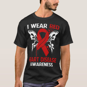 Camiseta Uso el rojo para la toma de conciencia sobre la en