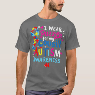 Camiseta Uso El Rompecabezas Para Mi Autismo Consciente Del