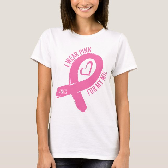Camiseta Uso El Rosa Para Mi Madre En La Ley (Anverso)