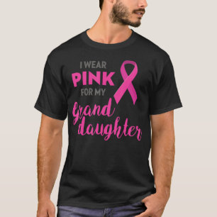 Camiseta Uso El Rosado Para La Conciencia De Mi Nieta