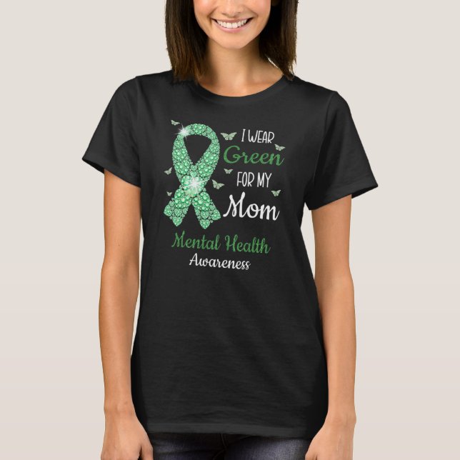 Camiseta Uso El Verde Para Concienciar A Mi Mamá Sobre La S (Anverso)