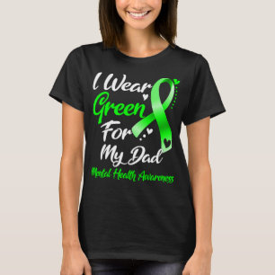 Camiseta Uso El Verde Para Concienciar Sobre La Salud Menta