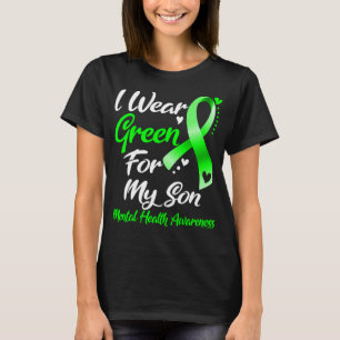 Camiseta Uso El Verde Para Concienciar Sobre La Salud Menta