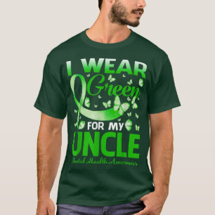Camiseta Uso El Verde Para Concienciar Sobre La Salud Menta