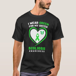Camiseta Uso El Verde Para La Conciencia De Mi Hermana Scol