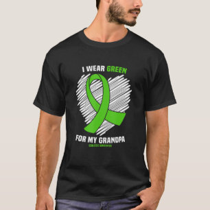 Camiseta Uso El Verde Para La Conciencia Sobre La Escoliosi