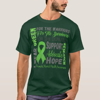 Camiseta Uso El Verde Para La Salud Mental De Los Camisas G