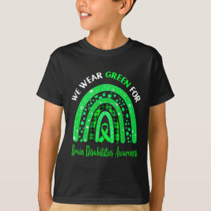 Camiseta Uso El Verde Para La Sensibilización Sobre Las Dis