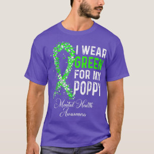 Camiseta Uso El Verde Para Mi Adquirimiento De La Salud Men