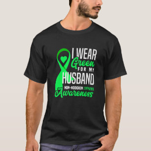 Camiseta Uso El Verde Para Mi Esposo Linfoma A No Hodgkin