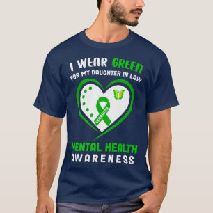Camiseta Uso El Verde Para Mi Hija En La Ley De Salud Menta