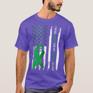 Camiseta Uso El Verde Para Mi Padre En La Ley Bandera Estad