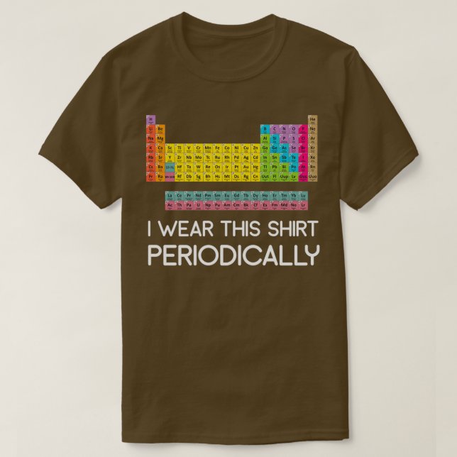 Camiseta Uso Este Periódicamente 3 (Diseño del anverso)