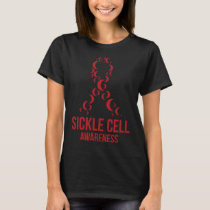 Camiseta Uso La Célula De Enfermedad De La Cinta De Borgoña
