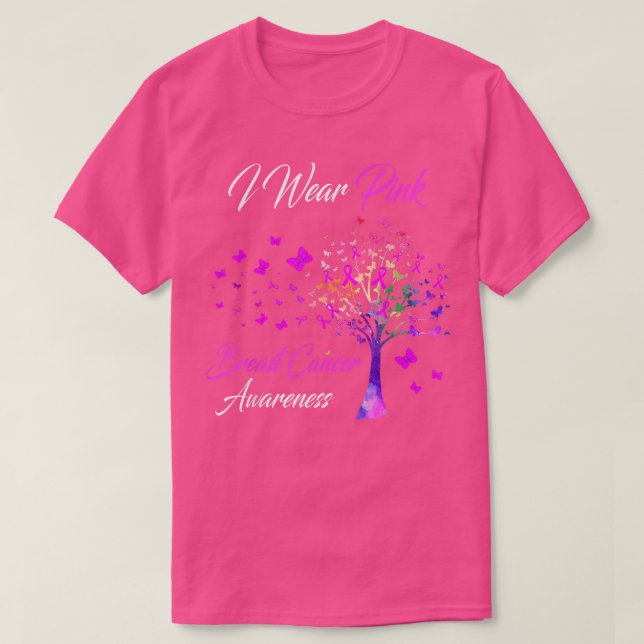 Camiseta Uso La Cinta Del Árbol De Concienciación Sobre El  (Diseño del anverso)