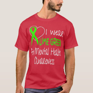 Camiseta Uso Lime Green Para La Cinta De Concienciación Sob