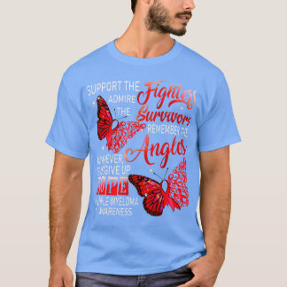 Camiseta Uso Mieloma Múltiple De Combatientes De Apoyo De B