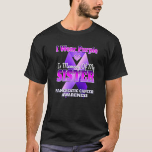 Camiseta Uso Morado En Memoria De Mi Hermana Ca Pancreática