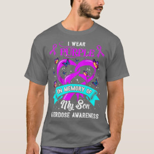 Camiseta Uso Morado En Memoria De Mi Hijo Con Awarene A Sob