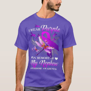 Camiseta Uso Morado En Memoria De Mi Sobredosis De Sobredos