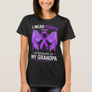 Camiseta Uso Morado En Memoria Del Abuelo Heimerheimer Aw