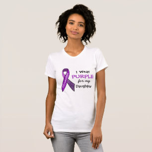 Camiseta Uso morado para mi hija Fibromialgia Shirt