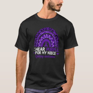 Camiseta Uso Morado Para Mi Niña Epilepsia Awareness Boho