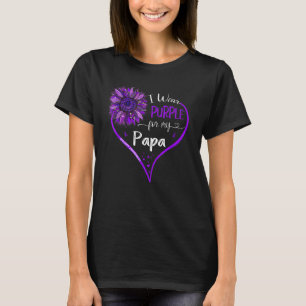 Camiseta Uso Morado Para Mi Papá Epilepsy Awareness Sunfly