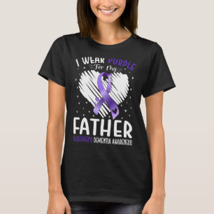 Camiseta Uso morado por la Demencia A de mi padre Alzheimer