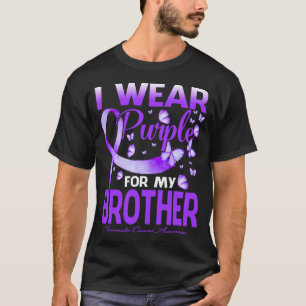 Camiseta Uso Morado Por Mi Hermano Cáncer Pancreático