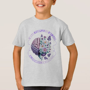 Camiseta Uso morado por mi papá - Conciencia de Alzheimer