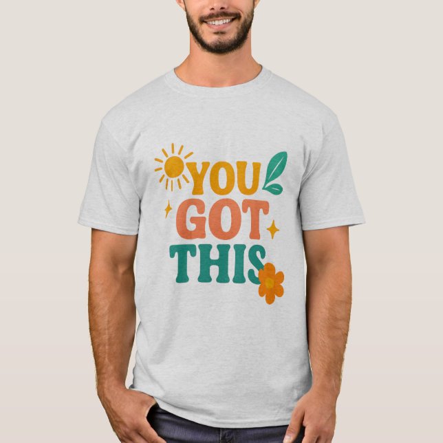 Camiseta Uso motivacional: Guay, vibrante (Anverso)