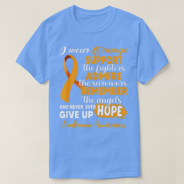 Camiseta Uso Naranja Apoyar A Los Combatientes Con Awaren D (Diseño del anverso)