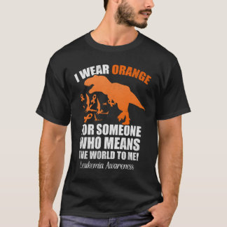 Camiseta Uso Naranja Para Alguien Que Significa Mundo Para