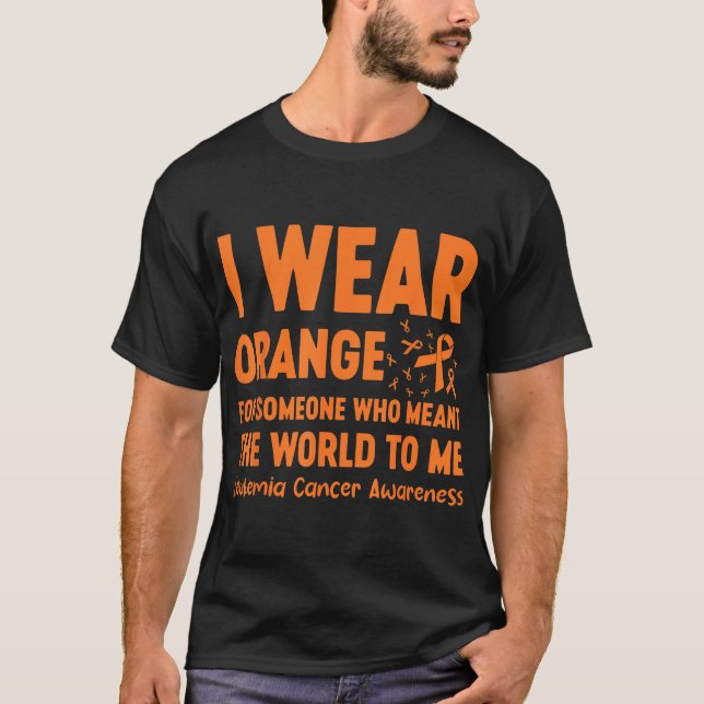 Camiseta Uso Naranja Para Alguien Que Significó El Mundo (Anverso)