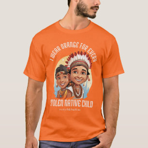 Camiseta Uso Naranja para cada niño nativo robado