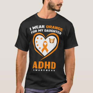 Camiseta Uso Naranja Para Concienciar A Mi Hija Sobre El TD