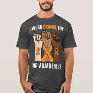 Camiseta Uso Naranja Para Concienciar Al FND