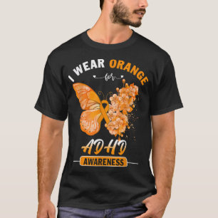 Camiseta Uso Naranja Para Concienciar Sobre El TDAH Maripos