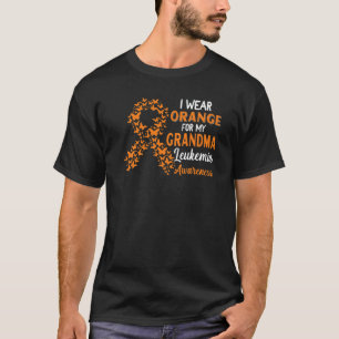 Camiseta Uso Naranja Para Concienciar Sobre La Leucemia En 