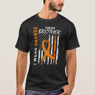 Camiseta Uso Naranja Para Hermano Múltiple Esclerosis Consc