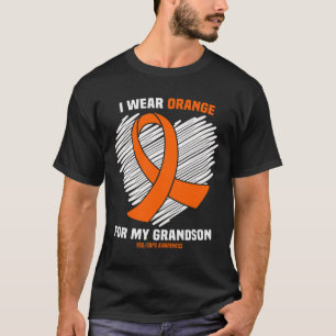 Camiseta Uso Naranja Para La Conciencia De Mi Nieto Rsdcrps