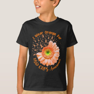 Camiseta Uso Naranja Para La Lucha De Sobrevivientes De Con