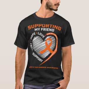 Camiseta Uso Naranja Para Mi Amigo Esclerosis Múltiple Awa