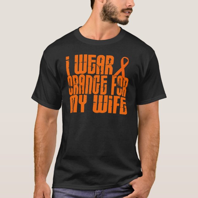 Camiseta Uso Naranja Para Mi Esposa 16 (Anverso)